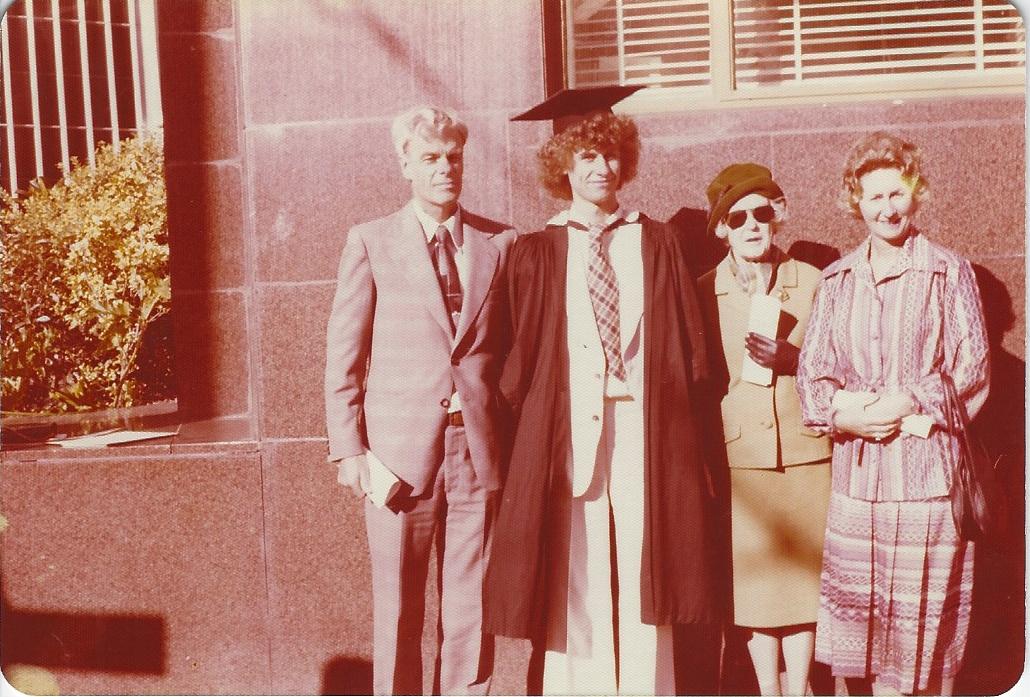 David Blyth Graduation with Family